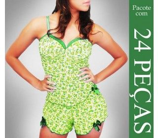 Babydoll de Liganete - Pacote com 24 peças