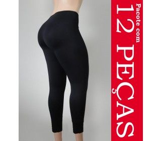 Calça Legging de Suplex - 12 Peças