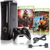 Console Xbox 360 Elite + Kinect Sensor + 02 JOGOS