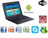 Netbook 7p. Android 2.2 Wifi 3g 833 Mhz Frete Grátis