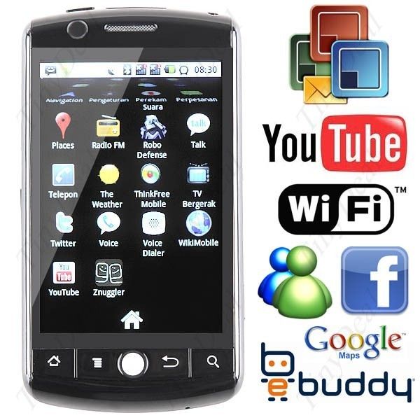 MP100 Google Android V2.2 Touch Screen 3,4 Celular + GPS